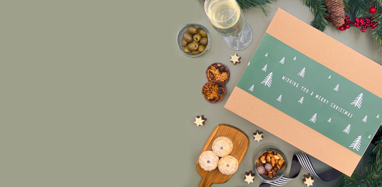 christmas food and drink hamper