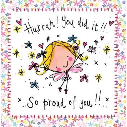Hurrah! You did it! End of treatment cards and gifts