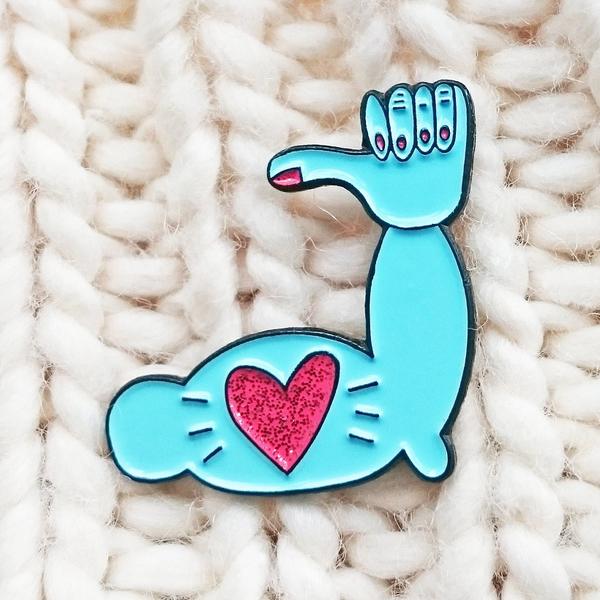 Encouragement Stay Strong Enamel Pin Badge