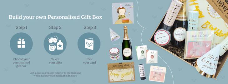 Personalised Build Your Own Care Package Gifts