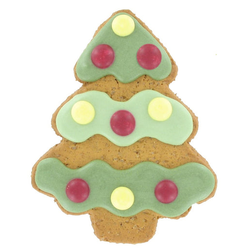 Iced Christmas Tree Gingerbread Biscuit