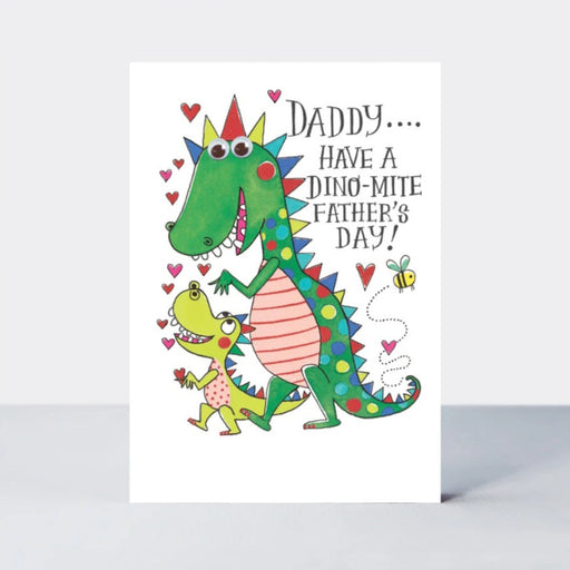 "Daddy Have A Dino-Mite Father's Day" Card