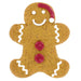 Iced Santa Gingerbread Man