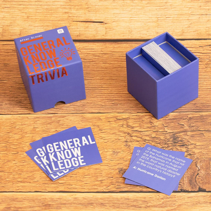 General Knowledge Trivia Cards