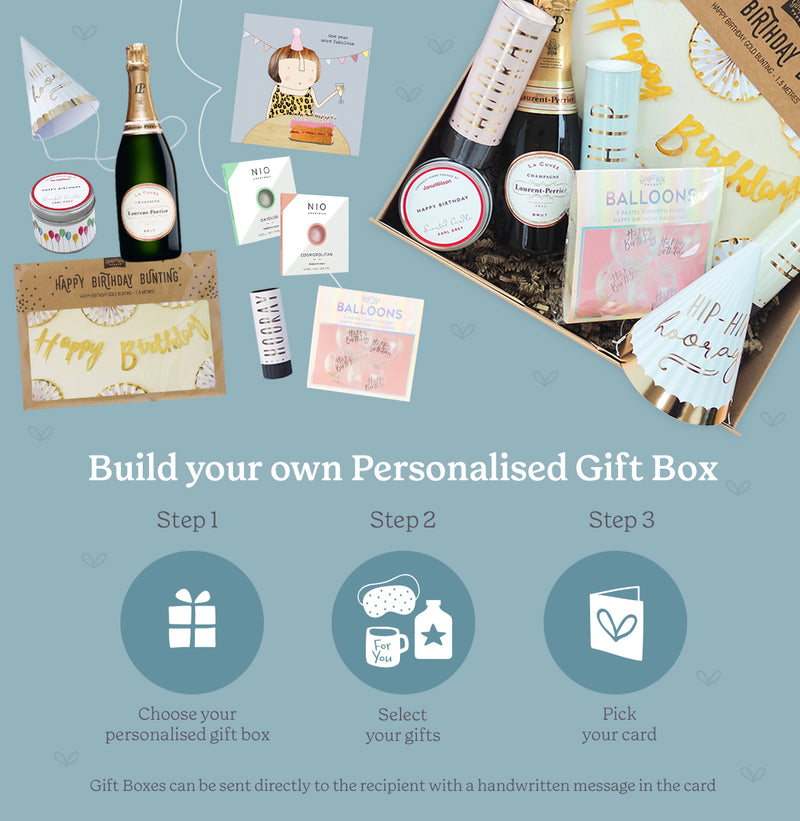 Build your own gift box hamper care package