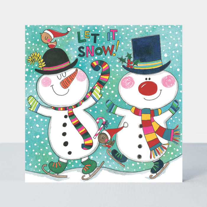 Christmas Jigsaw Card - Snowman