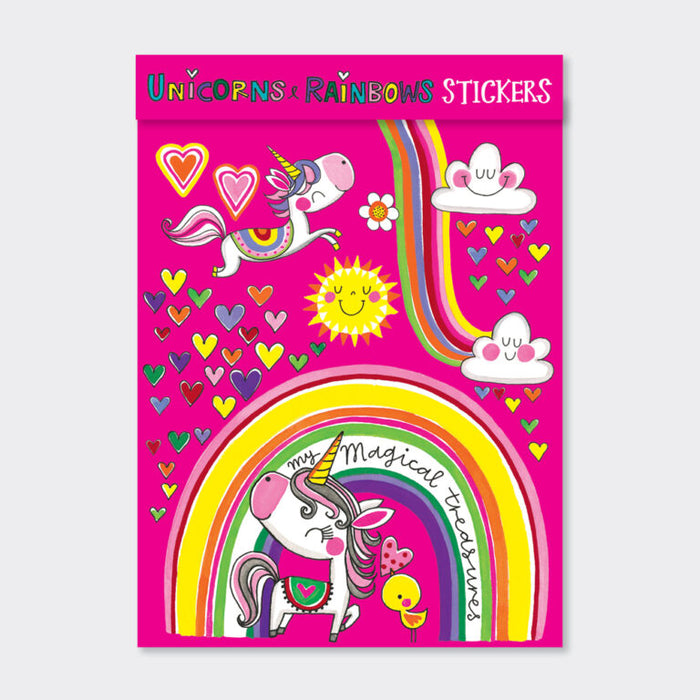 Unicorns & Rainbows Sticker Book Rachel Ellen