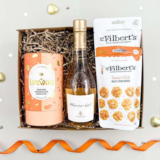 Whispering Angel Rosé And Chocolate Hamper Box