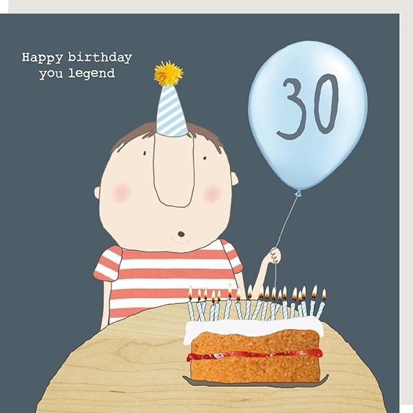 30 Birthday Card