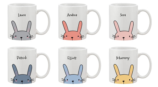 Personalised Name Easter Bunny Adult Mug