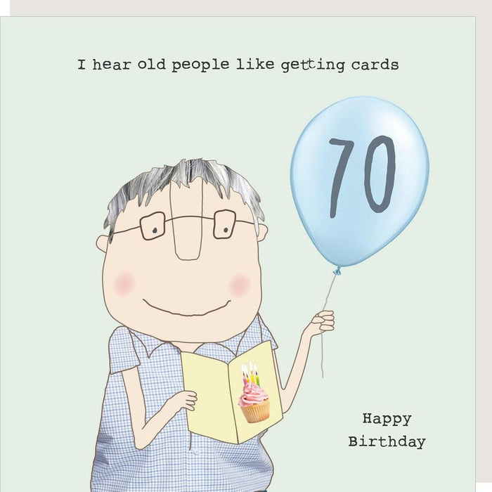 70th Birthday Boy Card