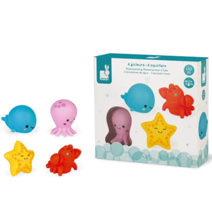 The Bright Baby Bath Gift Box Bath Sea Animal Squirters