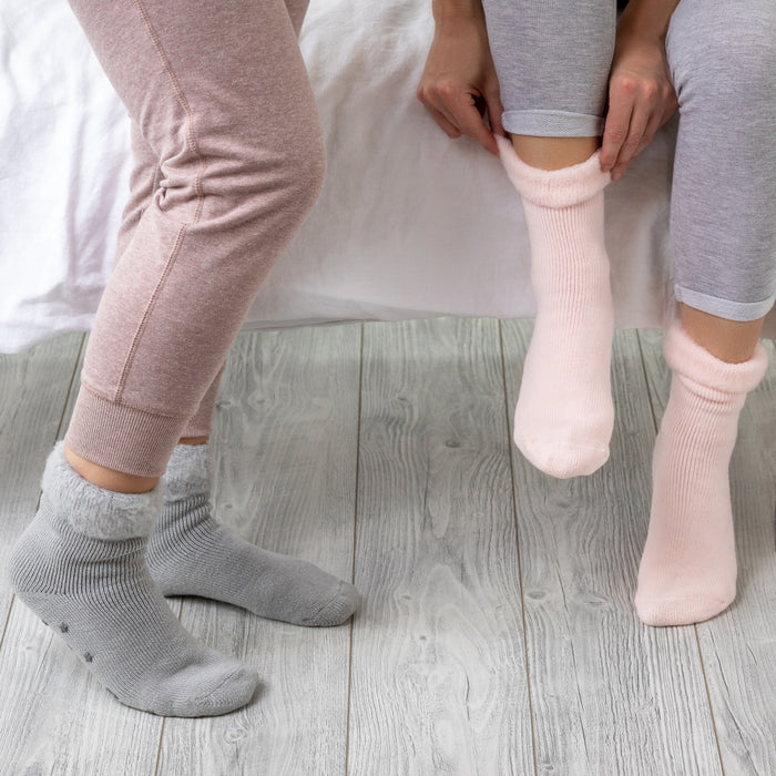 Totes Ladies Thermal Slipper Socks