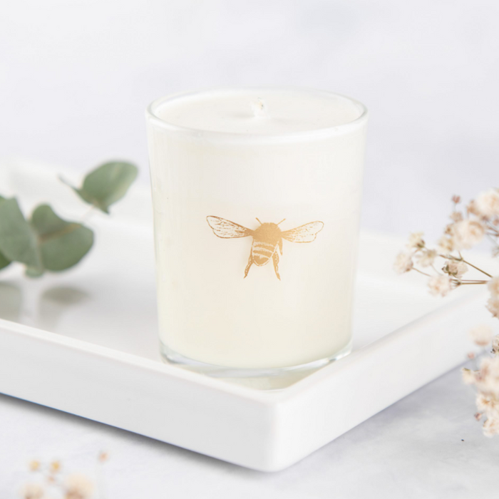 Beefayre Mummy Bee Lavender & Geranium Votive Candle
