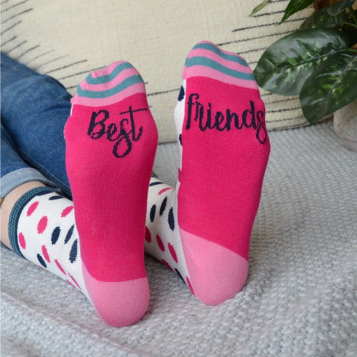 Women's Slogan Socks - Various Designs Best Friends