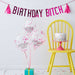 Rude Birthday Bunting & Balloon Kit For Her With Silly Cheeky Message!