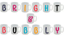 Bright & Bubbly Initial Placemat