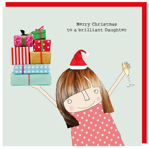 Merry Christmas to a brilliant Daughter Card