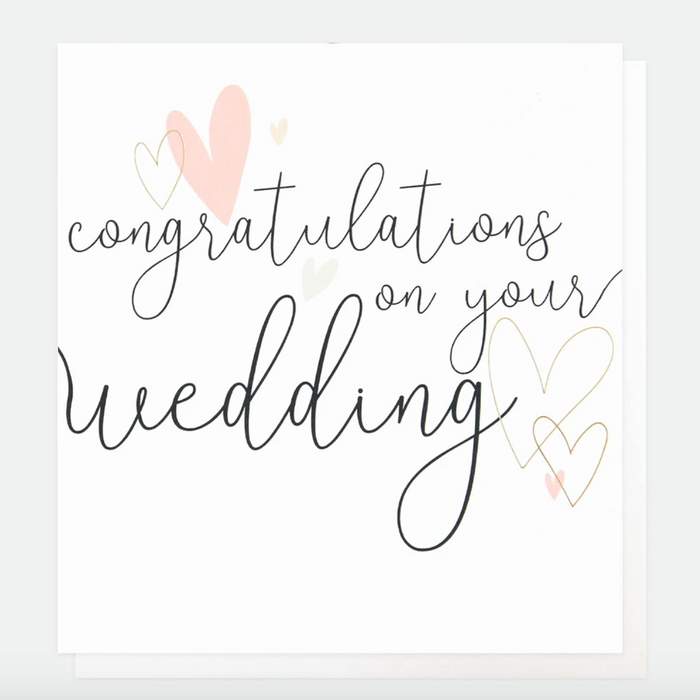 Caroline Gardner 'Congratulations on your wedding' card