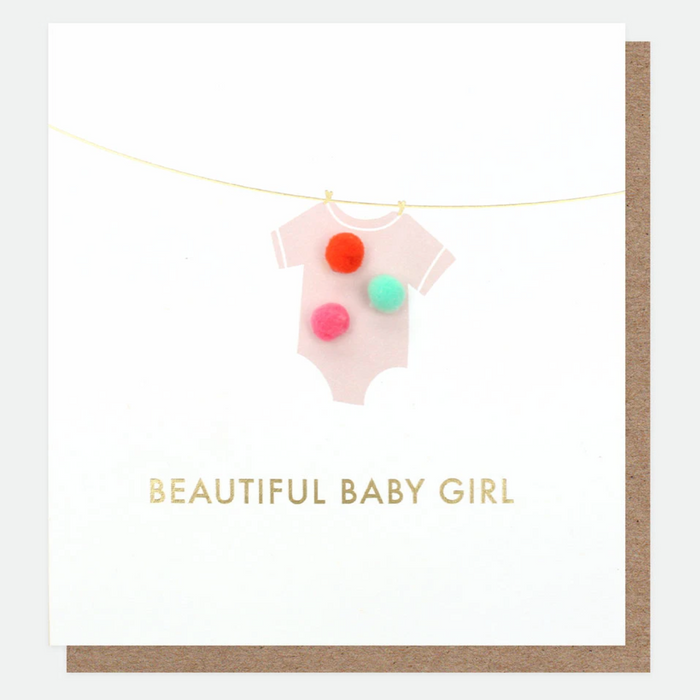 Caroline Gardner Beautiful Baby Girl Card
