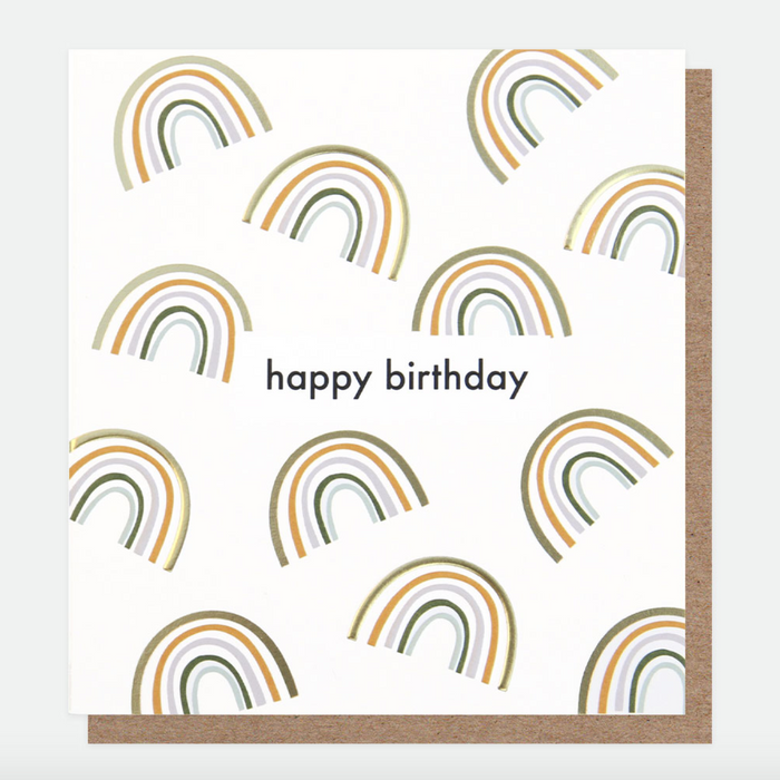 Caroline Gardner Birthday Rainbows Card