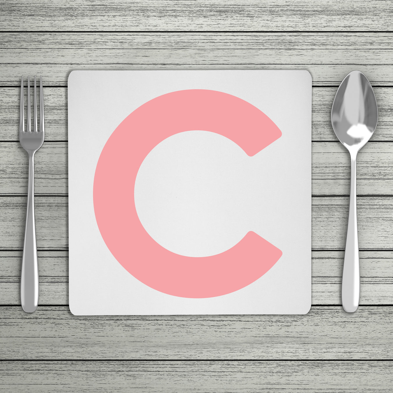 Bold Personalised Initial Placemat