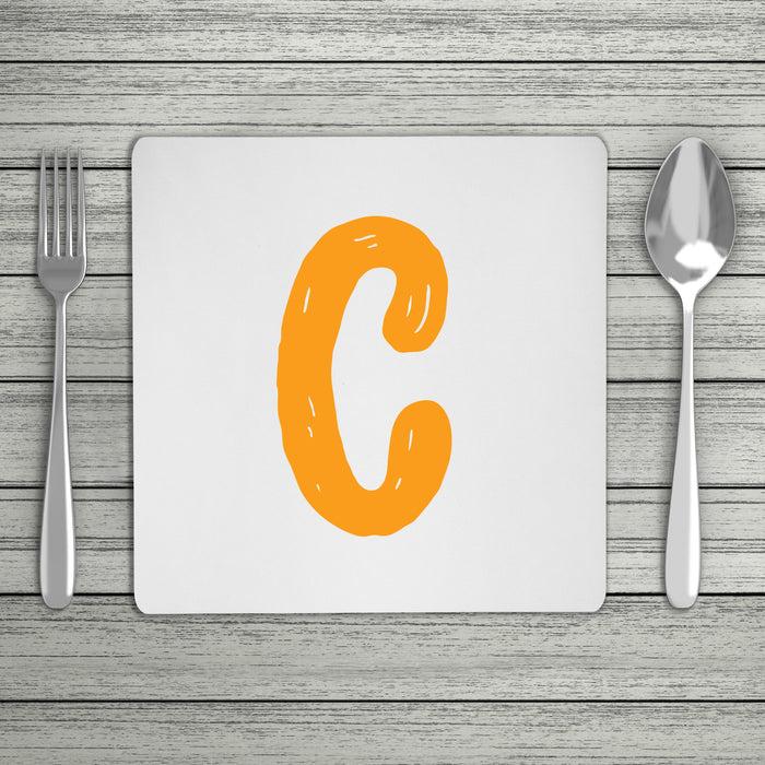 Bright & Bubbly Initial Placemat
