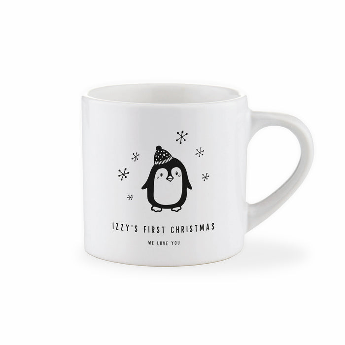 Personalised Children's Christmas Mug Penguin