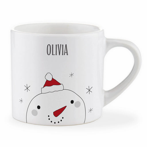 Personalised Child Christmas Snowman Mug
