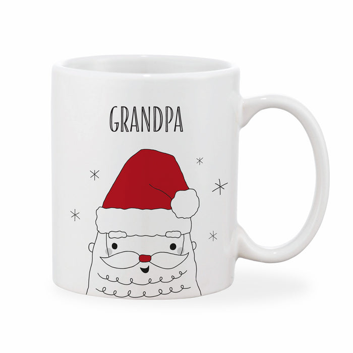 Personalised Adult Father Christmas Mug