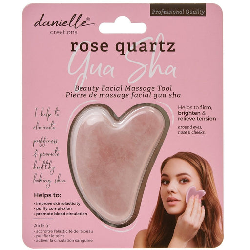 Rose Quartz Gua Sha Facial Massager