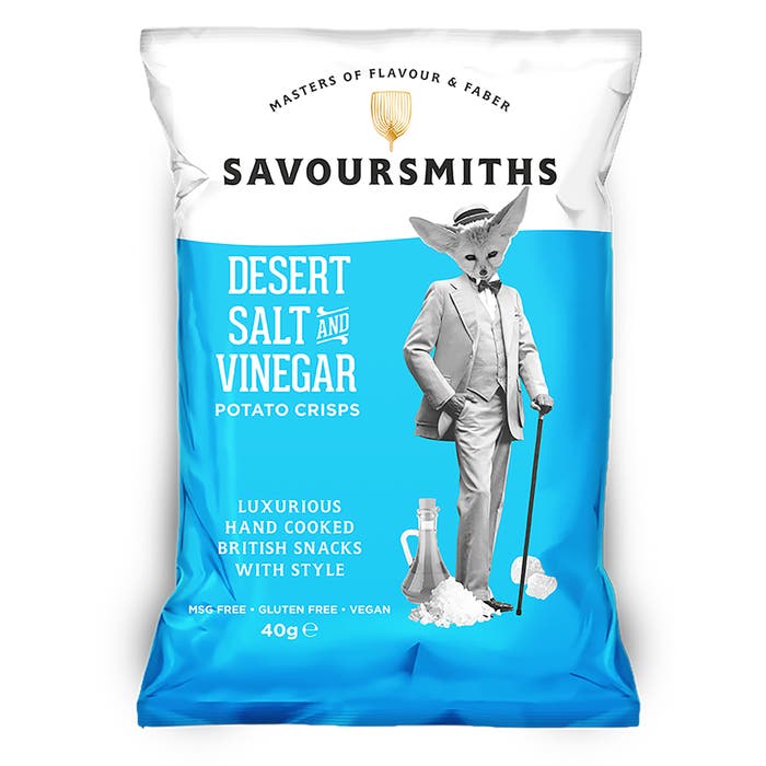 Savoursmiths Crisps (various flavours) Desert Salt and Vinegar