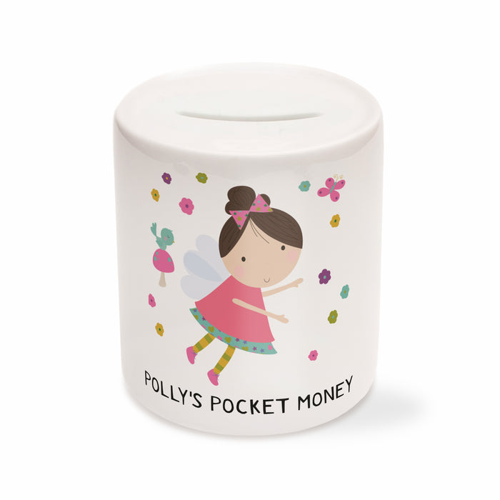 Children's Personalised Fairy Money Box