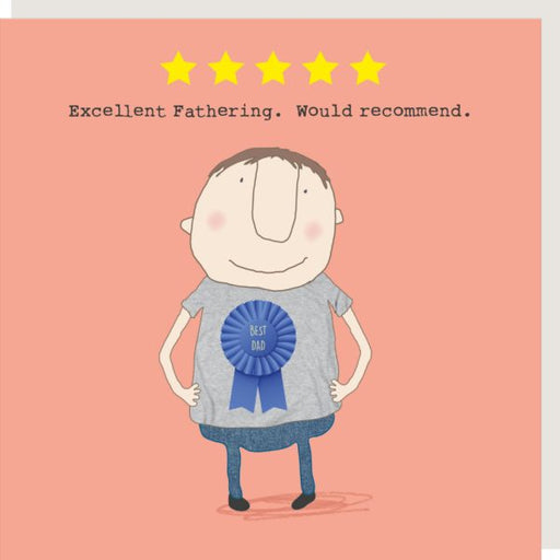 5* father's day card