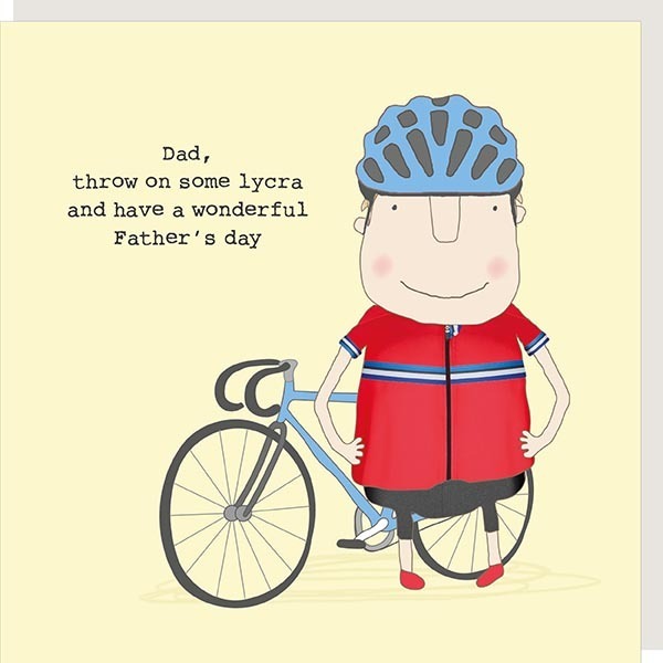 Throw On Some Lycra Father's Day Card