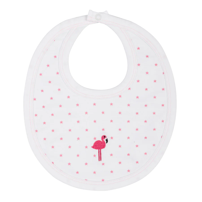 The Baby Girl Gift Box Flamingo Bib