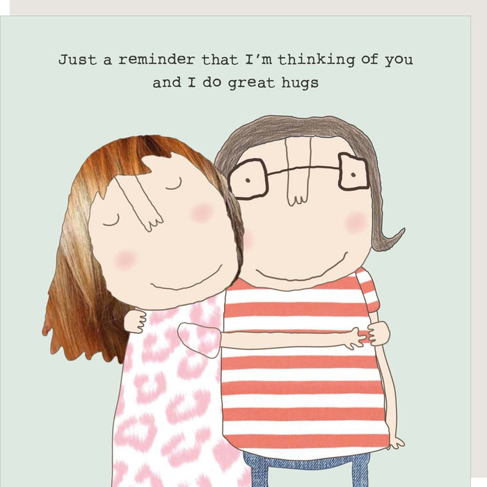 Great Hugs Rosie Made A Thing Card