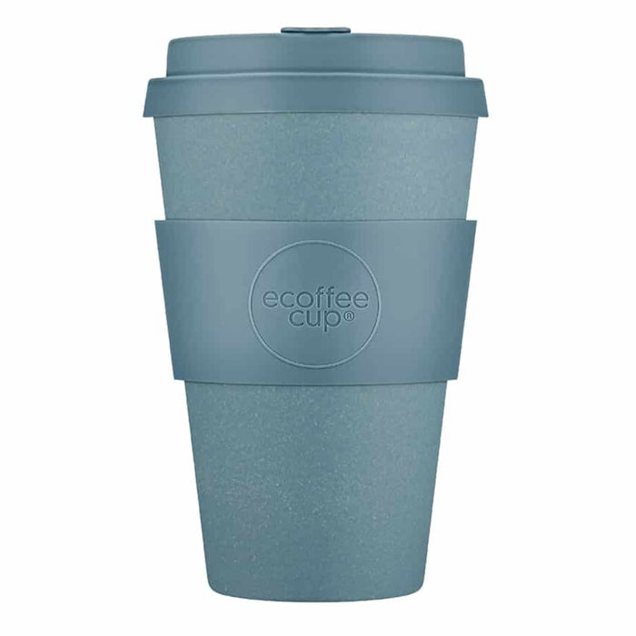 ecoffee cup grey blue 14oz 400ml