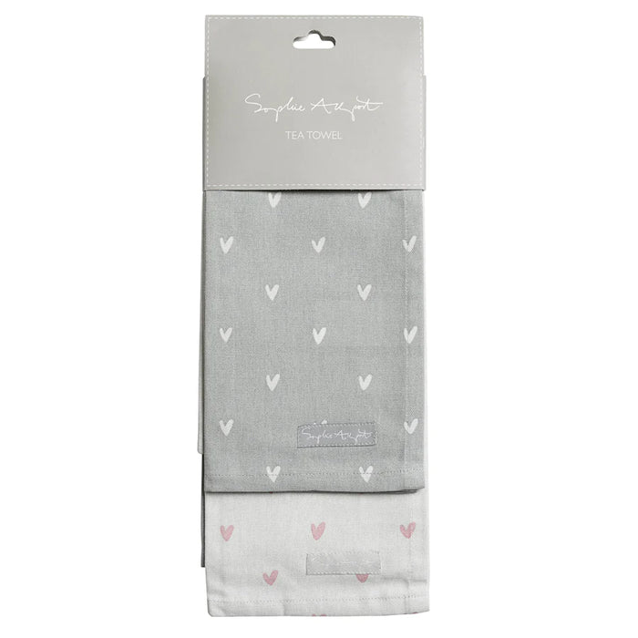 Sophie Allport Hearts Tea Towels