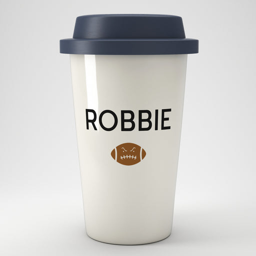 Sports And Hobbies Personalised Eco Coffee Travel Mug
