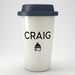 Sports And Hobbies Personalised Eco Coffee Travel Mug