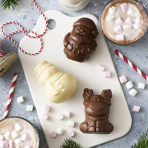 Santa Hot Chocolate And Marshmallow Bombe