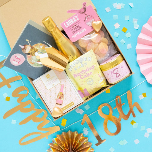 The 18th Birthday Gift Box Hamper Present  For Her