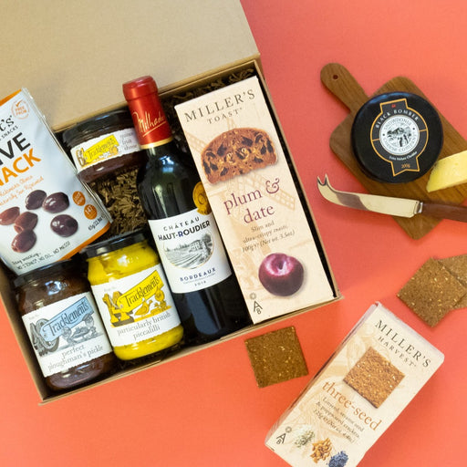 The Cheese Board And Wine Gift Box