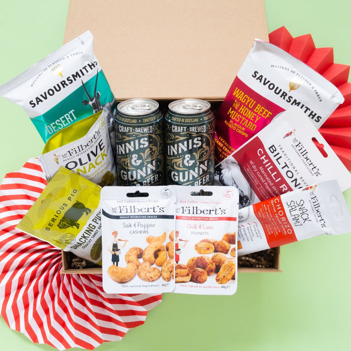 The Beer And Nibbles Hamper Gift Box