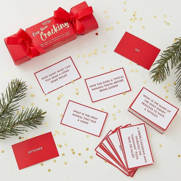 Keep Them Cracking Christmas Cracker Trivia Game For Adults