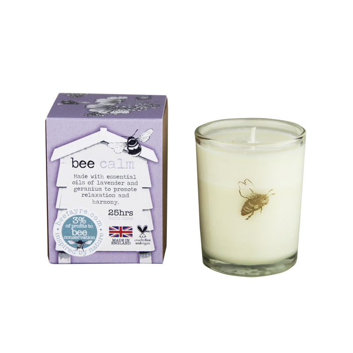 Beefayre Lavender and Geranium Candle