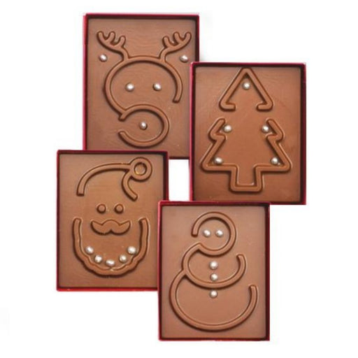 Milk Chocolate Christmas Games Reindeer Tree Santa Snowman Assorted