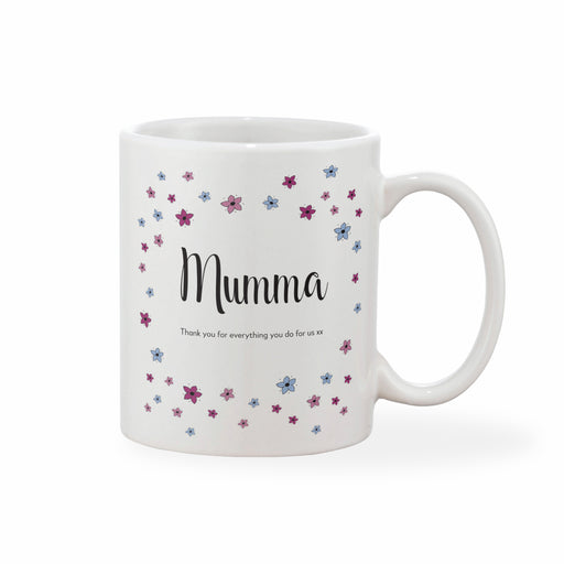 Ditsy Floral Mother's Day Mug With Personalised Message