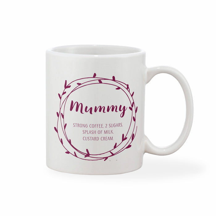 Personalised Message Heart Loop Mother's Day Mug (Various Colours)